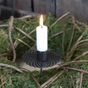 Lysholder m. spyd og et flot mønster