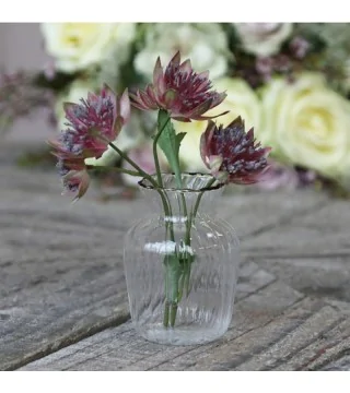 Vase i glas - H8 cm.