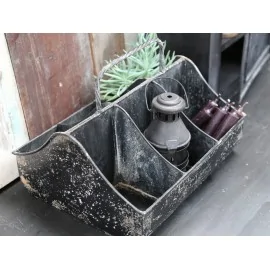 Metal kasse med 6 rum fra Chic Antique