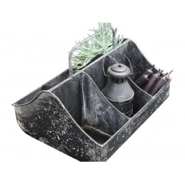 Metal kasse med 6 rum fra Chic Antique