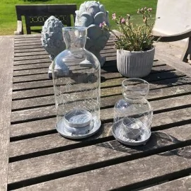 Tingle hænge lanterne i glas fra Affari
