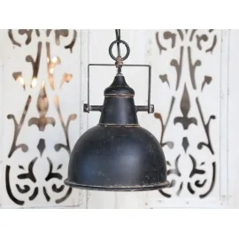 Loftslampe factory antique sort fra Chic Antique