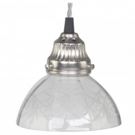 Loftslampe i glas fra Chic Antique - 13cm