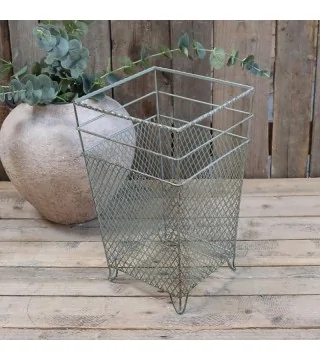 Papirkurv i metal fra Chic Antique