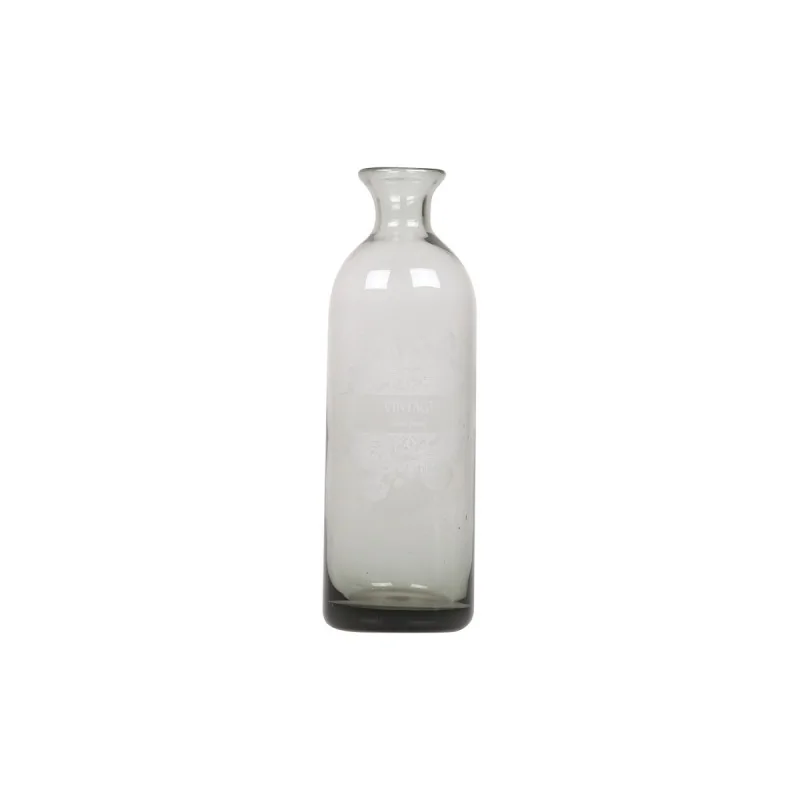 Vase med print i smoked grå fra Chic Antique