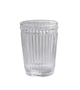 Tandkrus i glas m. riller