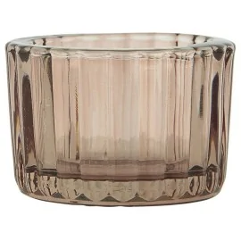 Fyrfadsstage i glas fra Ib Laursen - Plum