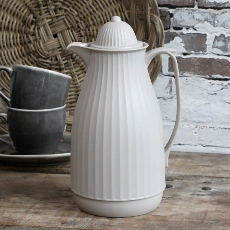 Termokande med riller i/ mocca - Chic Antique
