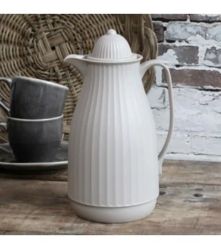 Termokande med riller i/ mocca - Chic Antique