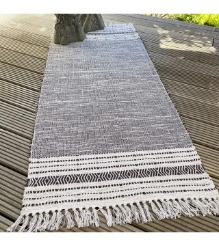 Gulvløber / tæppe grøn 70 x 150 cm.