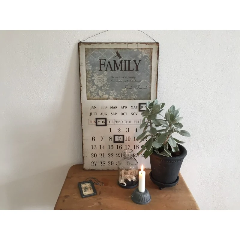 Evighedskalender i vintage stil