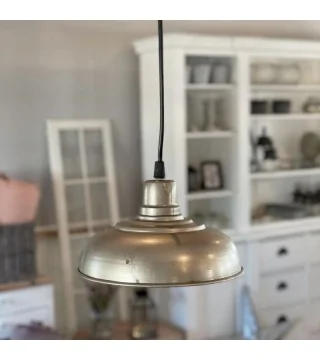 Loftslampe i metal - Ø20 cm.
