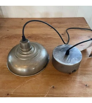 Loftslampe i metal - Ø20 cm.