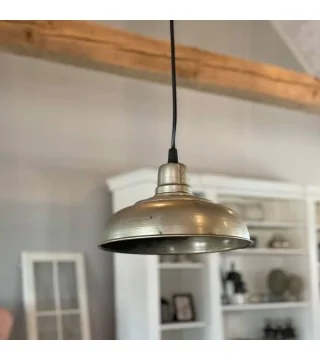 Loftslampe i metal - Ø20 cm.