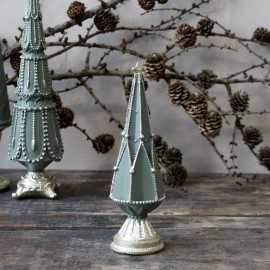 Juletræ m. glitter deko fra Chic Antique