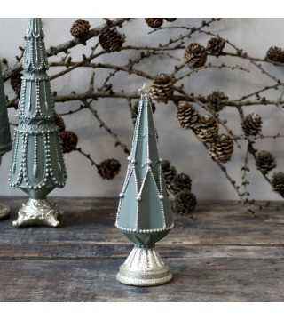 Juletræ m. glitter deko fra Chic Antique