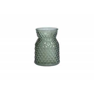 vase i glas med mønster