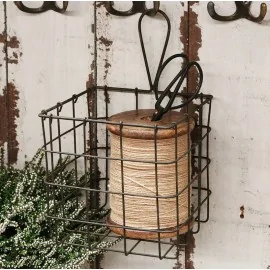 Fil de fer jernkurv m. ophæng fra Chic Antique