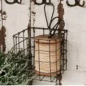 Fil de fer jernkurv m. ophæng fra Chic Antique