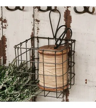 Fil de fer jernkurv m. ophæng fra Chic Antique