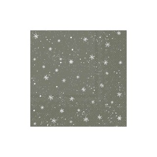 grønne papirservietter med stjerner