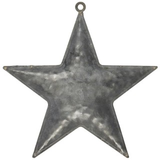 Stjerne med ophæng i zink look