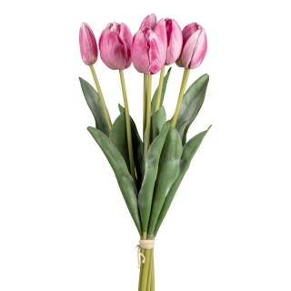 Kunstige tulipaner i pink -...