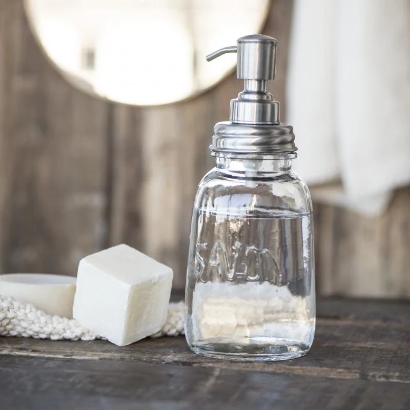 Sæbedispenser "Savon" i glas fra Ib Laursen