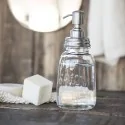 Sæbedispenser "Savon" i glas fra Ib Laursen