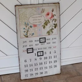 Evighedskalender i vintage stil