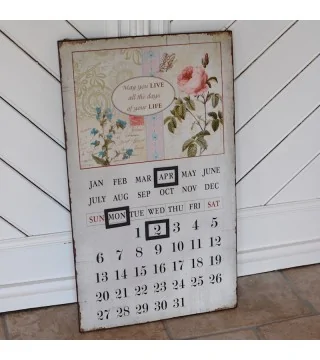Evighedskalender i vintage stil