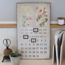 Evighedskalender i vintage stil