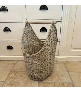 toiletpapirholder i flettet rattan