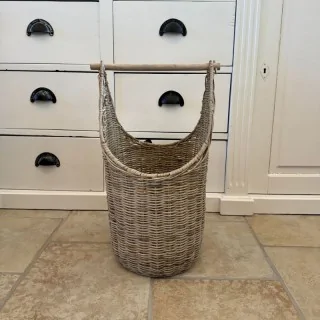 toiletpapirholder i flettet rattan