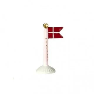 flag i keramik m. tillykke fra Speedstberg