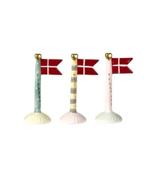flag i keramik m. tillykke fra Speedstberg