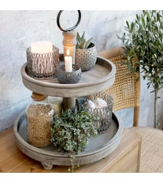 etagere i træ fra chic antique