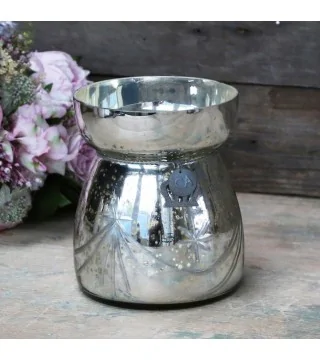 Vase i fattigmandssølv fra Chic Antique