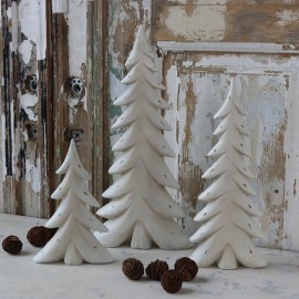 Juletræ i Antique Creme - 24cm.
