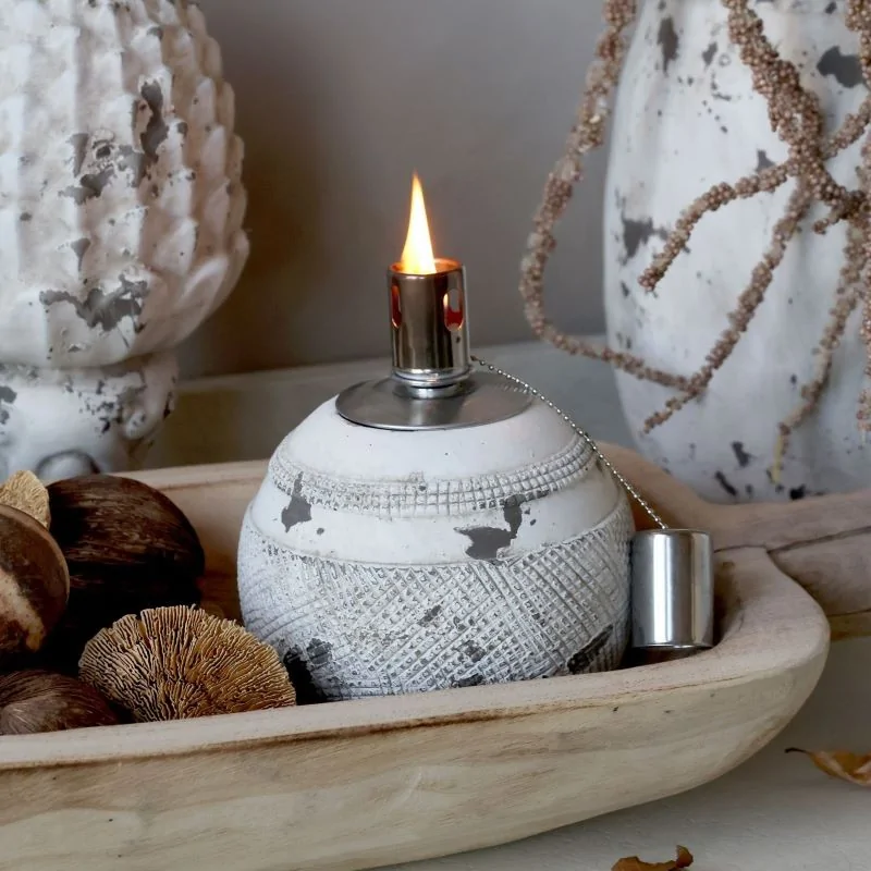 olielampe fra chic antique