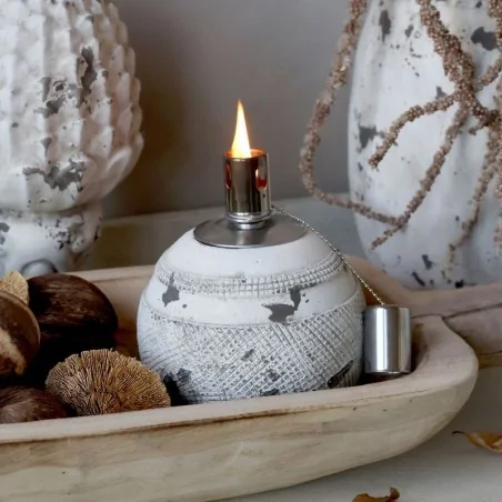 olielampe fra chic antique