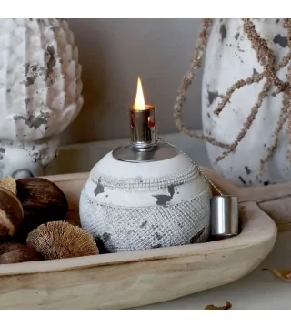 olielampe fra chic antique