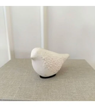 pyntefigur fugl i keramik