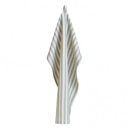 Viskestykke 50x70cm natur/hvid strib