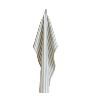 Viskestykke 50x70cm natur/hvid strib
