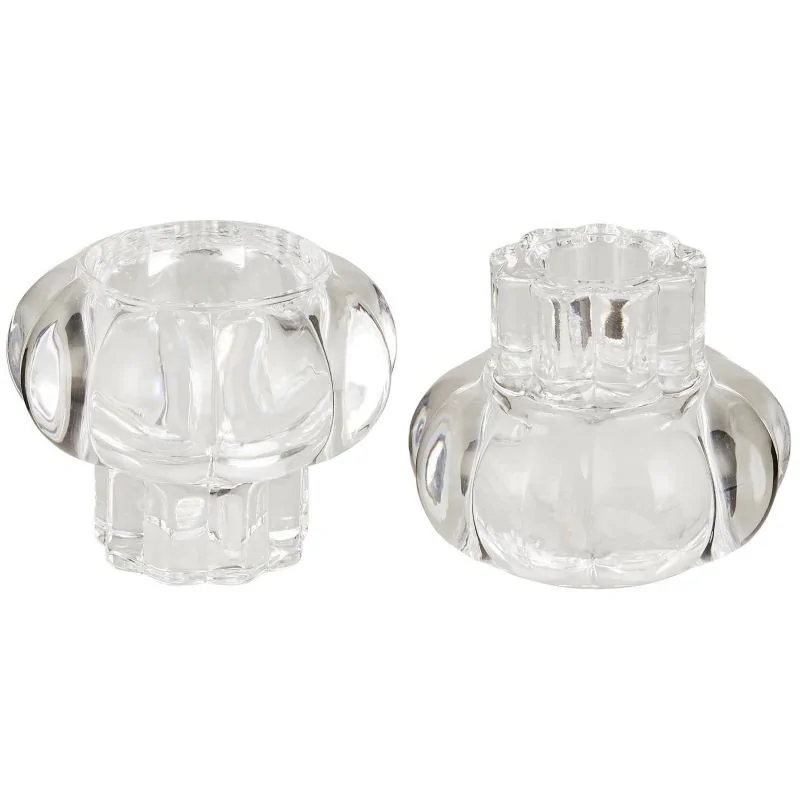 vendbar lysestage i glas