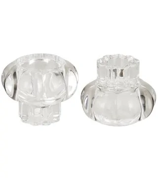 vendbar lysestage i glas