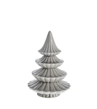 Mythel træ H14,5 cm. grå keramik