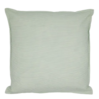 Pudebetræk med mælkedrengestriber – lysegrøn, 50 x 50 cm