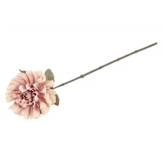 Kunstig dahlia lys rosa 57 cm